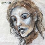 EXPRESSIVE MIXED MEDIA PORTRAIT DRAWINGS