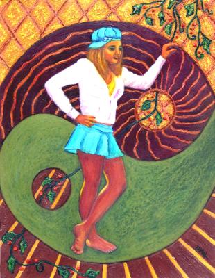 Yin-Yang: Erin in Blue Hat II