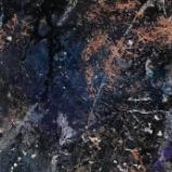 Matted Mini Abstract #38 (Nocturnal Series 29-38)