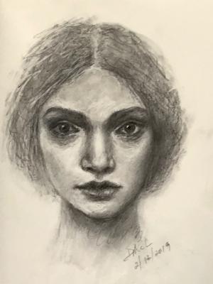 Sketchbook drawing #11: Satya (SOLD) Sketchbook drawing #11: Satya (SOLD)