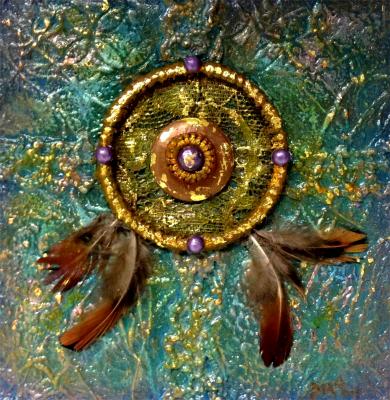 Mandala Three (Blue) 