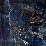 Matted Mini Abstract #36 (Nocturnal Series 29-38)